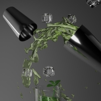 Бостонский шейкер из нержавеющей стали, 750+550 мл, 9&times;26,5 см, 304 сталь, цвет серебряный