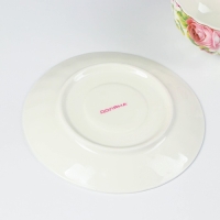 Чайная пара фарфоровая Доляна &laquo;Вдохновение&raquo;, 2 предмета: чашка 250 мл, блюдце d=15,1 см