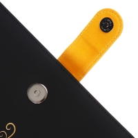 Ежедневник недатированный, обложка ПВХ, формат А5, 140 л, клетка, с хлястиком, Черный Ежедневник недатированный, обложка ПВХ, формат А5, 140 л, клетка, с хлястиком, Черный