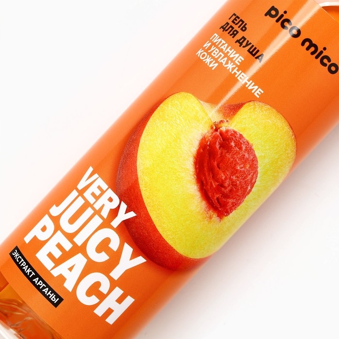 Гель для душа Very juicy peach, 400 мл, аромат персика, PICO MICO
