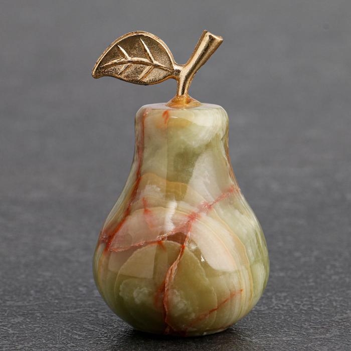 Сувенир &laquo;Груша&raquo;, 3,8х5 см, оникс
