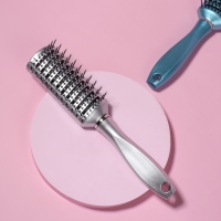 Расчёска массажная, вентилируемая, 5 &times; 22 см, цвет МИКС