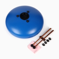 Глюкофон - музыкальный инструмент, синий, 13 лепестков, 30 см Глюкофон - музыкальный инструмент, синий, 13 лепестков, 30 см