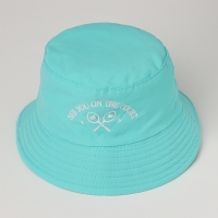 Панама детская для девочки &laquo;Ракетки&raquo;, цвет бирюзовый, р-р 54