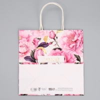 Пакет подарочный, упаковка, &laquo;Нежность в душе&raquo;, 22 х 22 х 11 см