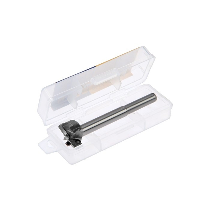 Сверло Форстнера ТУНДРА, твердосплавные пластины, цилиндрический хвостовик, 22 мм