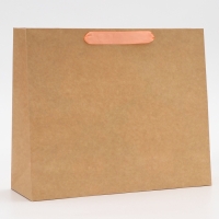 Пакет с PVC окном, "Пионы", 31 х 11 х 26 см