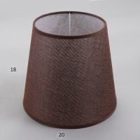 Абажур E27 кофе 20х20х18 см Абажур E27 кофе 20х20х18 см