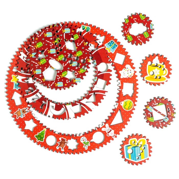 Спирограф &laquo;Новый год&raquo;