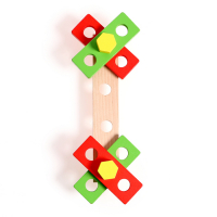 Развивающая игра &laquo;Набор плотника + конструктор в чемоданчике&raquo; 7&times;30&times;23 см, 33 элемента