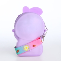 Сумка детская для девочки на молнии «Выбражулька», pop it, цвет сиреневый Сумка детская для девочки на молнии «Выбражулька», pop it, цвет сиреневый