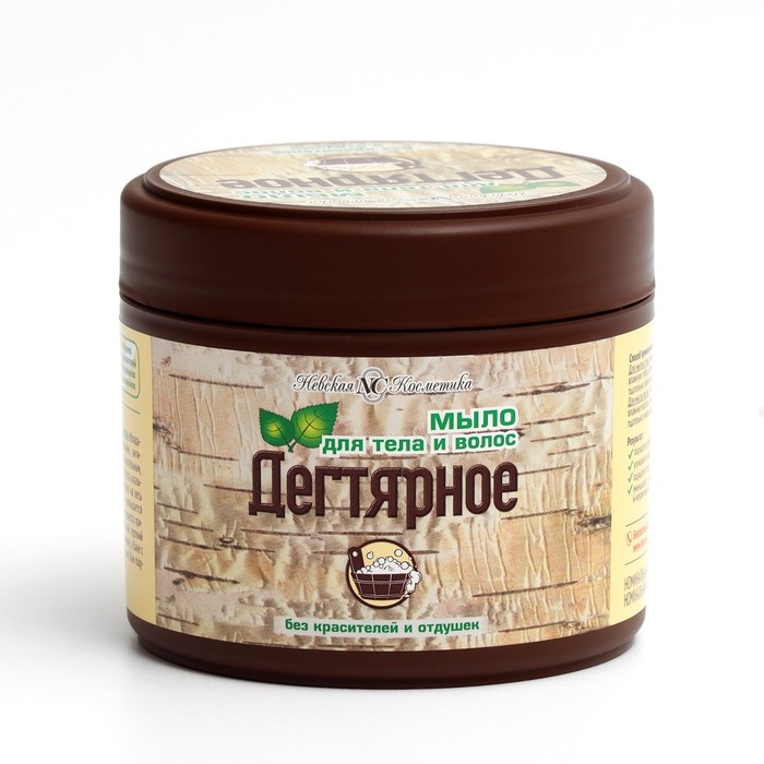 Мыло для тела и волос Невская Косметика &laquo;Дегтярное&raquo;, 300 мл