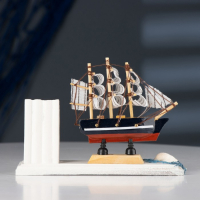 Набор настольный "Корабль" с карандашницей 15*5*11см, микс Набор настольный "Корабль" с карандашницей 15*5*11см, микс