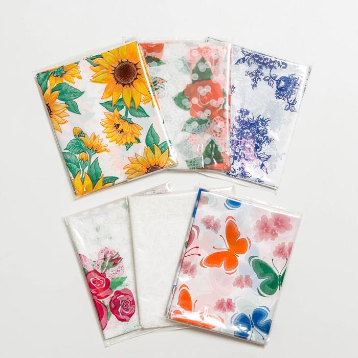 Скатерть без основы многоразовая «Колорит Пикник», 120×160(+/-5) см, МИКС Скатерть без основы многоразовая «Колорит Пикник», 120×160(+/-5) см, МИКС