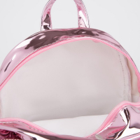 Рюкзак детский для девочки с крыльями, отдел на молнии, цвет розовый Рюкзак детский для девочки с крыльями, отдел на молнии, цвет розовый