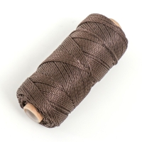 Нить кручёная 3-х прядная полипропиленовая, d=1.1 мм 100 м (кофе) Нить кручёная 3-х прядная полипропиленовая, d=1.1 мм 100 м (кофе)