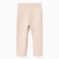 Леггинсы для девочки на флисе Collorista, цвет молочный, рост 146 см Леггинсы для девочки на флисе Collorista, цвет молочный, рост 146 см