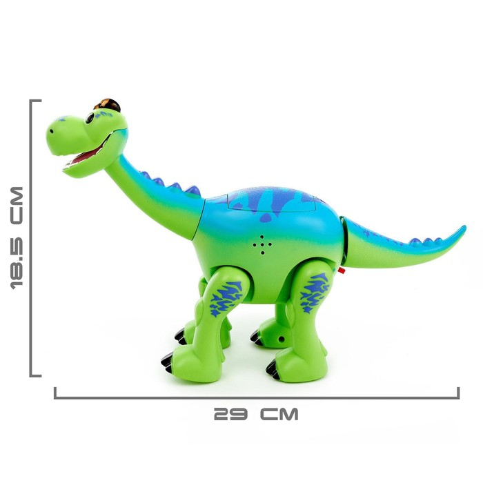 Динозавр радиоуправляемый &laquo;Майк&raquo;, световые и звуковые эффекты, работает от батареек