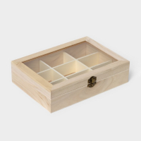 Ящик для хранения чайных пакетиков Доляна «Ахмадабад», 9 ячеек, 24×17,3×6,5 см Ящик для хранения чайных пакетиков Доляна «Ахмадабад», 9 ячеек, 24×17,3×6,5 см