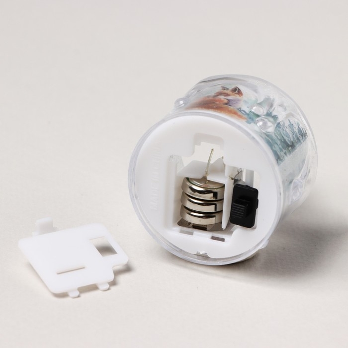 Электронная свеча новогодняя мод. СВ-21 &laquo;Новый год: Сказка начинается зимой&raquo;, 5 х 3,8 см