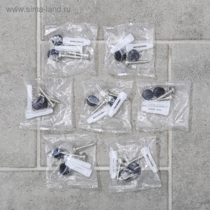 Набор для ванной комнаты &laquo;Лофт&raquo;, 6 предметов, цвет чёрный