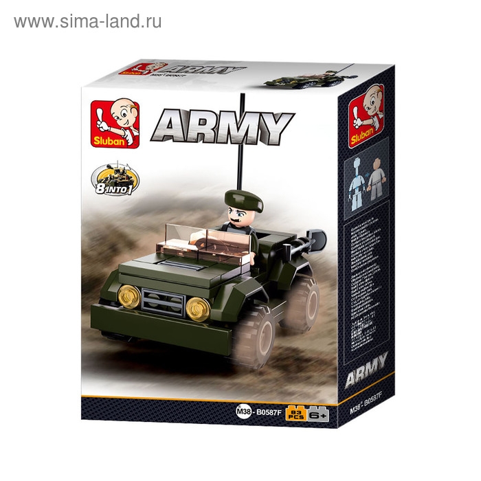 Конструктор &laquo;Военный транспорт&raquo;, МИКС