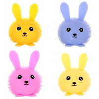 Антистресс сквиш мялка &laquo;Зайчик&raquo;, с воздухом, цвета МИКС, в шоубоксе