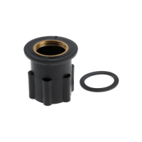 Cмеситель для кухни "Эверест" B69-659, двухвентильный, высокий излив, на гайке, бежевый