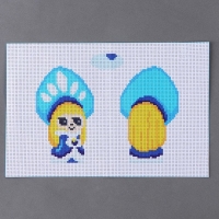 Вышивка крестиком на Новый год. Набор для создания игрушки &laquo;Милая снегурочка&raquo;