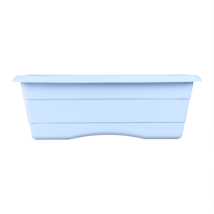 Ящик для цветов, 48 &times; 22 &times; 17 см, 10 л, голубой