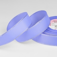 Лента репсовая &laquo;Серебряные нити&raquo;, 25 мм &times; 23 &plusmn; 1 м, цвет сиреневый №004