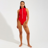 Купальник женский слитный MINAKU на молнии, цвет красный, размер 46 Купальник женский слитный MINAKU на молнии, цвет красный, размер 46