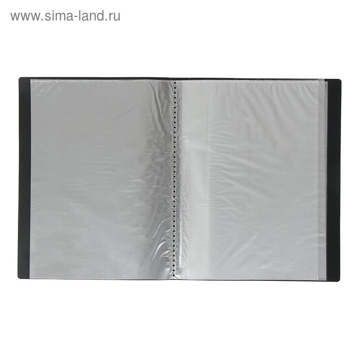 Папка с 40 вкладышами Calligrata А4, 400мкм, МИКС