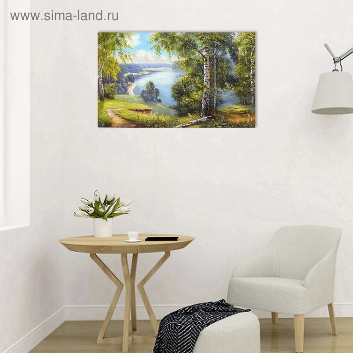 Картина на холсте Картина на холсте "Летняя тишина" 60*100 см