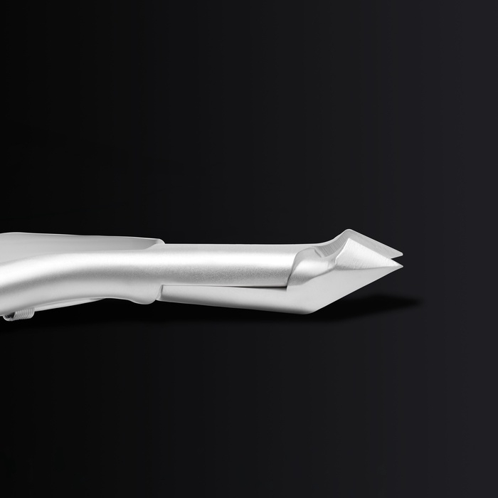 Кусачки маникюрные для кутикулы &laquo;Premium satin&raquo;, эргономичные, 9,3 см, длина лезвия - 7 мм, цвет серебристый