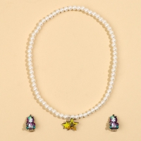 Серьги клипсы и бусы новогодние &laquo;Волшебной девочке&raquo; на Новый год, 11 х 14 см