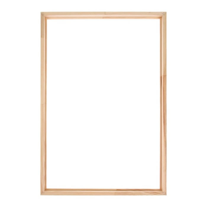 Рама для картин (зеркал) 40 х 60 см, профиль 18 х 36 мм, Liam, неокрашенное дерево (подходит для декорирования)