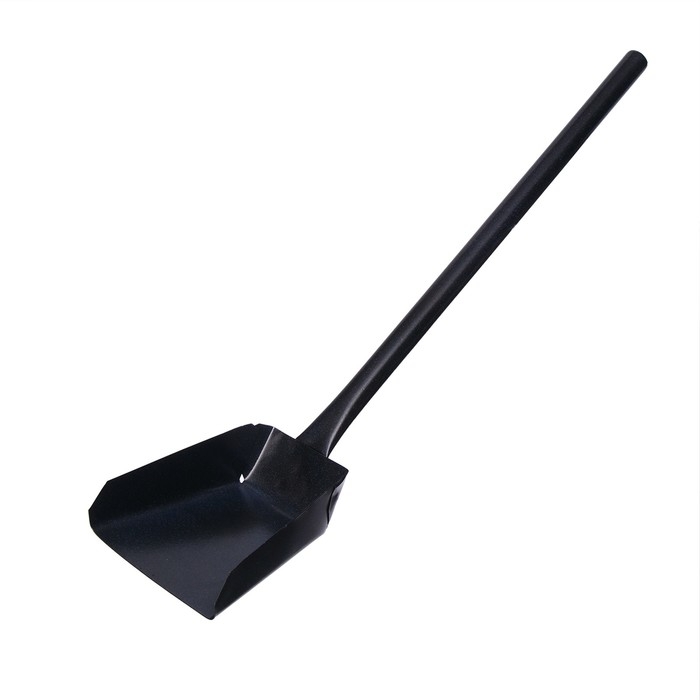 Совок хозяйственный, 13 &times; 11 &times; 5 см, металл, черенок 47 см