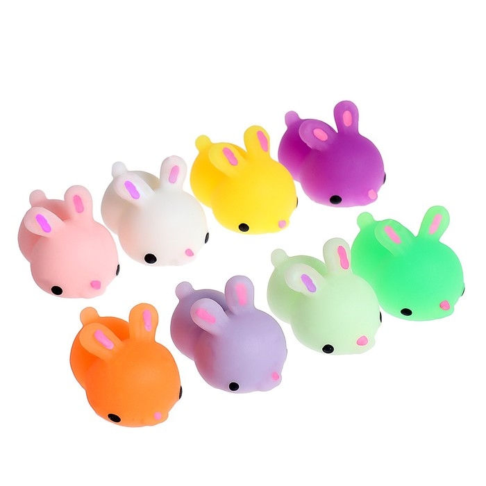 Мялка-антистресс &laquo;Зайка&raquo;, цвета МИКС