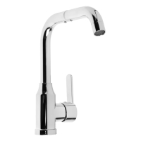 Смеситель для кухни ZEIN Z3704, поворотный излив высотой 20 см, ABS-пластик, хром Смеситель для кухни ZEIN Z3704, поворотный излив высотой 20 см, ABS-пластик, хром