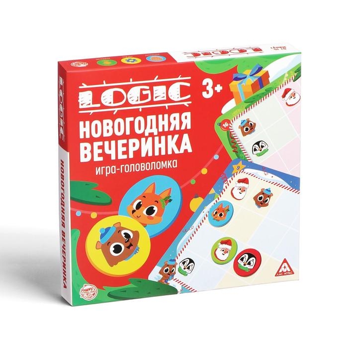 Новогодняя настольная игра-головоломка &laquo;Новый год: Logic. Вечеринка&raquo;, 15 карт, 3+