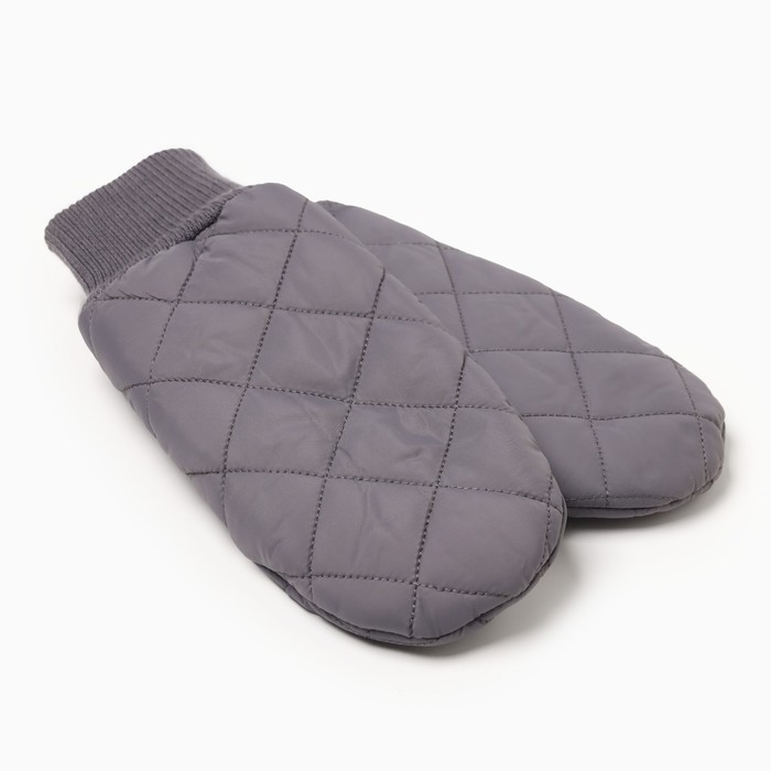 Варежки женские MINAKU, цвет серый, 24 см Варежки женские MINAKU, цвет серый, 24 см