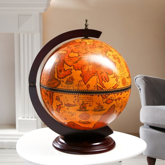 Глобус бар декоративный "Винтажная карта" 46х41х56,5 см