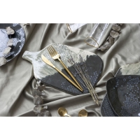 Блюдо керамическое &laquo;Стоун&raquo;, 29.7х17.5 см, цвет серый