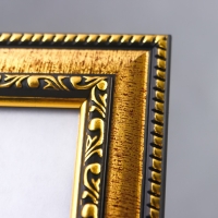 Фоторамка пластик 15х21 см золото (796)