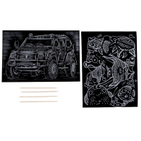 Гравюра объёмная «Рыбки+машина» Гравюра объёмная «Рыбки+машина»