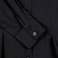 Платье-рубашка SL, 42, чёрный Платье-рубашка SL, 42, чёрный