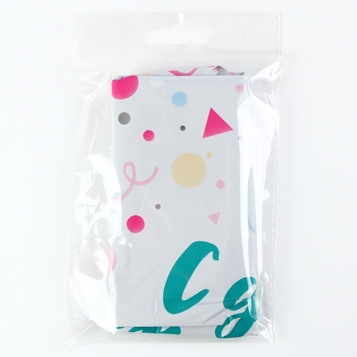 Воздушный шар фольгированный 18" &laquo;С Днём Рождения, конфетти&raquo;, круг