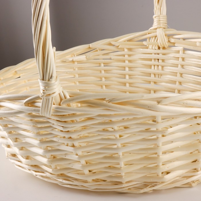 Корзина плетеная, 45х33х12/35 см, лоза Корзина плетеная, 45х33х12/35 см, лоза