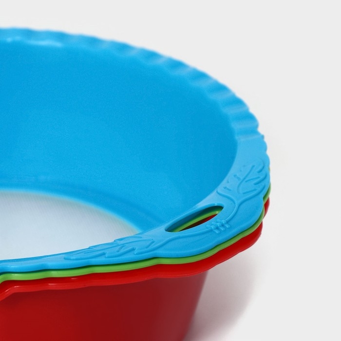 Сито для просеивания, 25&times;22&times;7 см, цвет МИКС